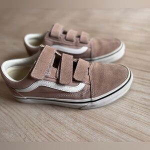 Vans taupe/biege Suede Velcro Sneakers